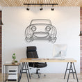 Load image into Gallery viewer, 1961 Bugeye Sprite Metal Silhouette, Wall Decor, Metal Wall art
