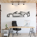 Load image into Gallery viewer, Corvette C8 Detailed Metal Silhouette, Wall Decor, Metal Wall art
