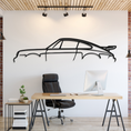 Load image into Gallery viewer, 911 Turbo Model 930 Metal Silhouette, Wall Decor, Metal Wall art
