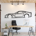 Load image into Gallery viewer, Corvette C7 Detailed Metal Silhouette, Wall Decor, Metal Wall art
