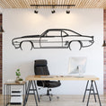 Load image into Gallery viewer, 1969 Camaro Detailed Metal Silhouette, Wall Decor, Metal Wall art
