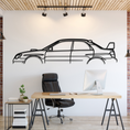 Load image into Gallery viewer, Subaru Impreza WRX STI GD Metal Silhouette, Wall Decor, Metal Wall art
