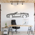 Load image into Gallery viewer, 2008 DB9 Convertible Metal Silhouette, Wall Decor, Metal Wall art
