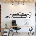 Load image into Gallery viewer, Formula 1 1980 Metal Silhouette, Wall Decor, Metal Wall art
