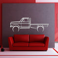 Load image into Gallery viewer, 1977 F100 Tray Back Metal Silhouette
