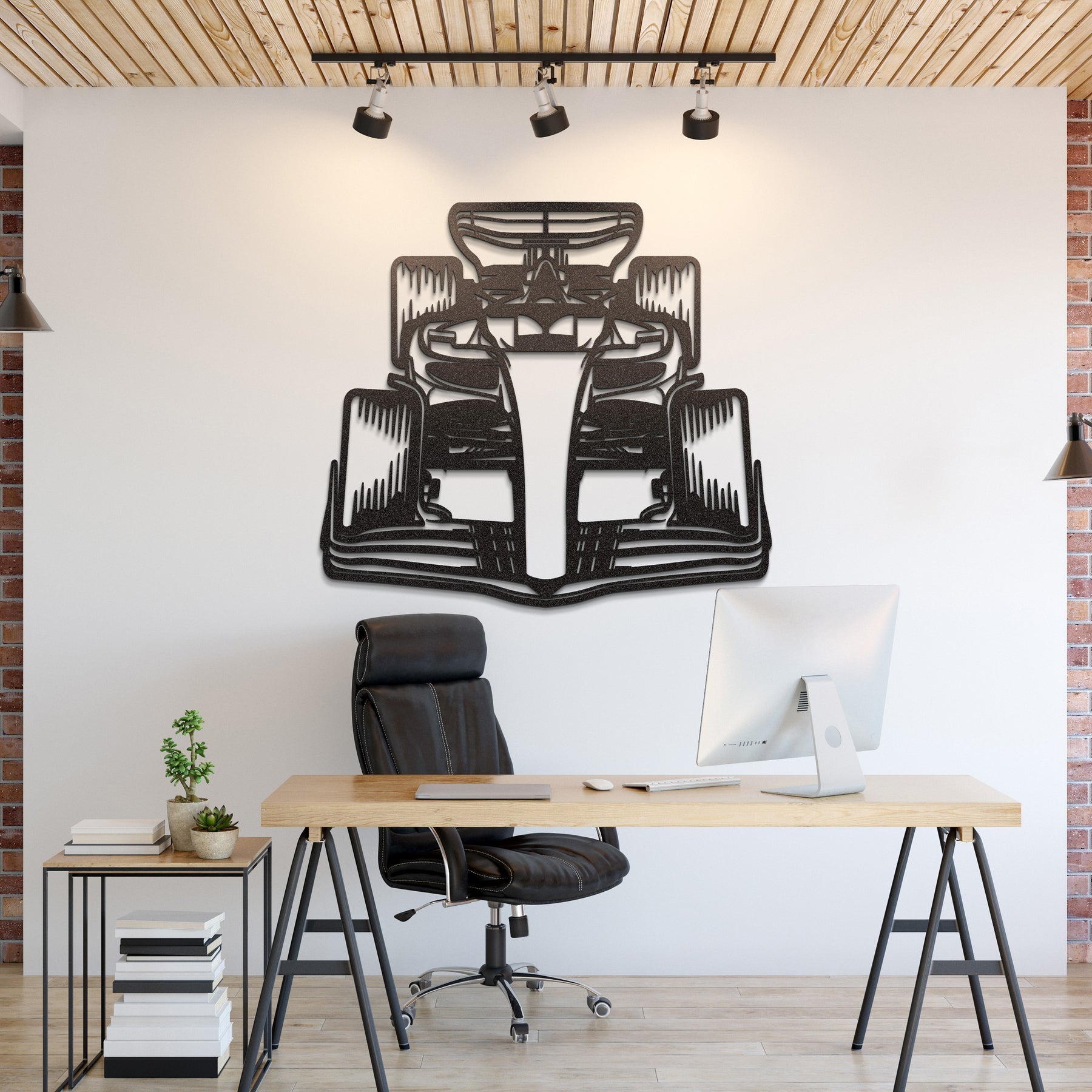 Formula 1 2022 Front View Metal Silhouette, Wall Decor, Metal Wall art