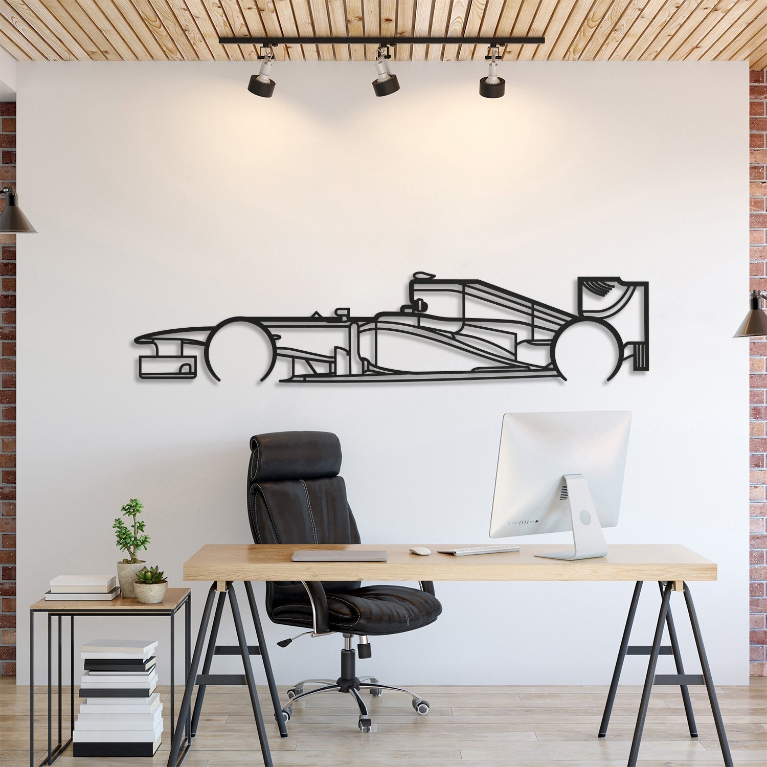 2012 RB8 Detailed Metal Silhouette, Wall Decor, Metal Wall art