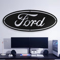 Load image into Gallery viewer, Metal Car Emblem, Wall Decor, Metal Wall art
