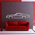 Load image into Gallery viewer, 1973 Gran Torino Sport Fastback Metal Silhouette
