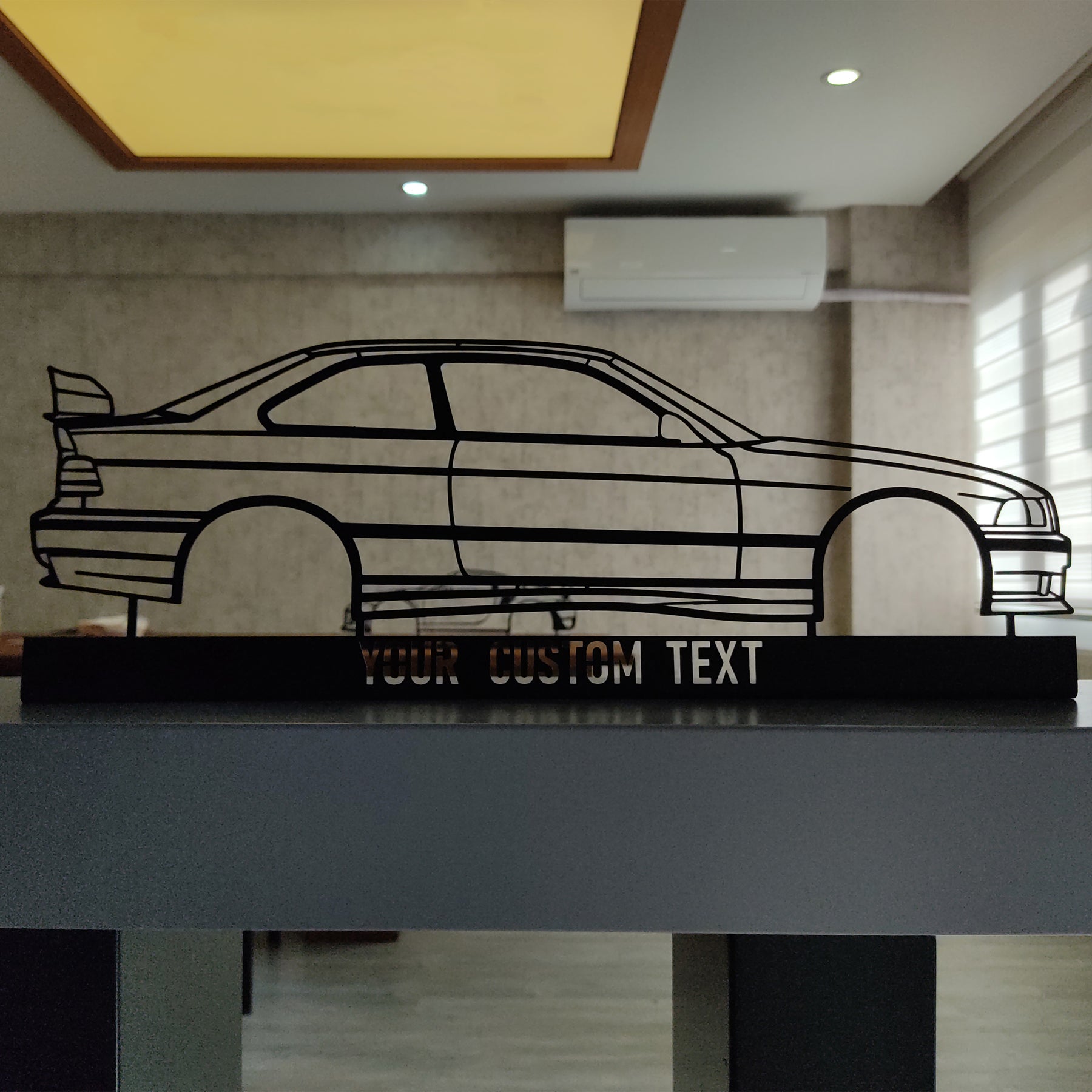 E36 Metal Stand Silhouette