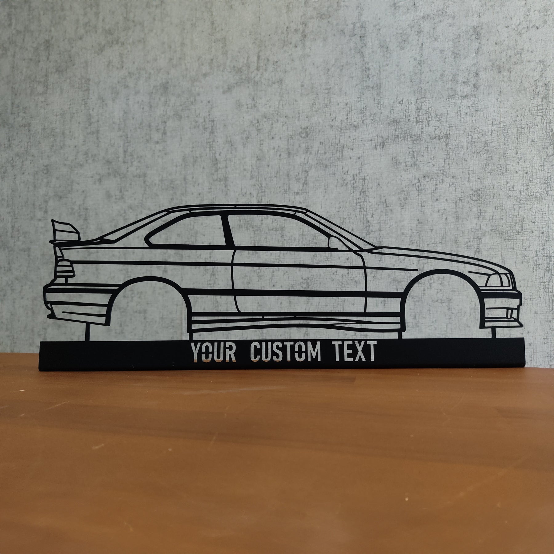 E36 Metal Stand Silhouette