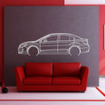 Load image into Gallery viewer, 2015 Impreza Detailed Metal Silhouette
