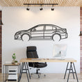 Load image into Gallery viewer, 2015 Impreza Detailed Metal Silhouette, Wall Decor, Metal Wall art
