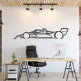 Load image into Gallery viewer, Indy Car 2022 Metal Silhouette, Wall Decor, Metal Wall art
