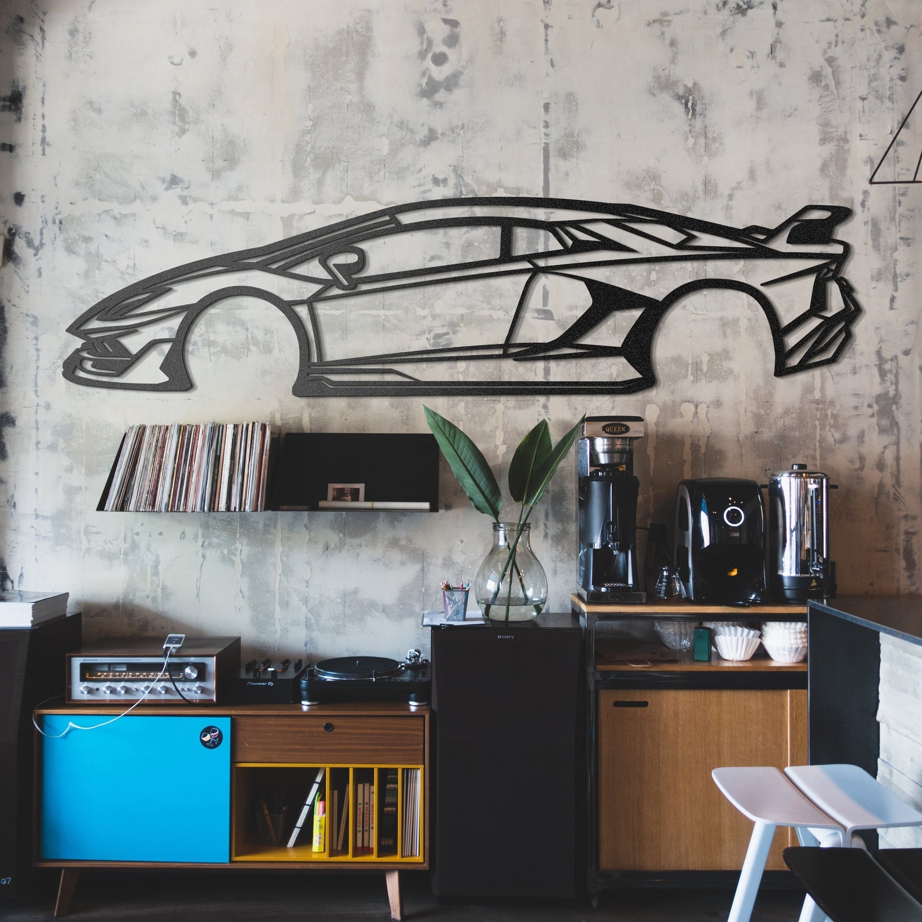 Lamborghini Aventador SVJ Metal Silhouette