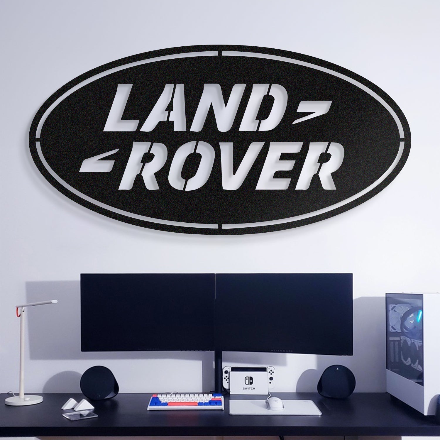 Land Rover Metal Car Emblem, Wall Decor, Metal Wall art