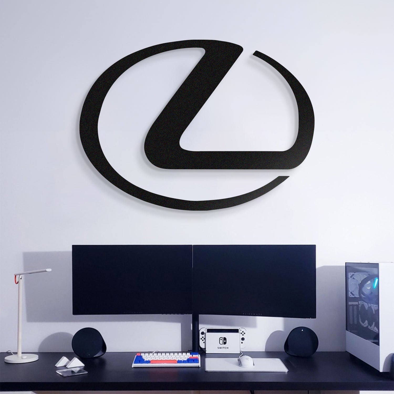 Lexus Metal Car Emblem, Wall Decor, Metal Wall art