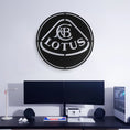 Load image into Gallery viewer, Lotus Metal Car Emblem, Wall Decor, Metal Wall art
