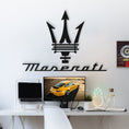 Load image into Gallery viewer, Maserati Metal Car Emblem
