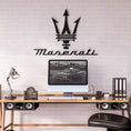 Load image into Gallery viewer, Maserati Metal Car Emblem
