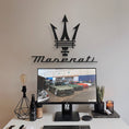 Load image into Gallery viewer, Maserati Metal Car Emblem
