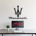 Load image into Gallery viewer, Maserati Metal Car Emblem
