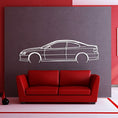 Load image into Gallery viewer, Vauxhall Monaro V8 Detailed Metal Silhouette
