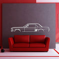 Load image into Gallery viewer, 1967 Mustang Coupe Classic Metal Silhouette
