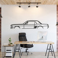 Load image into Gallery viewer, 1967 Mustang Coupe Classic Metal Silhouette, Metal Wall art
