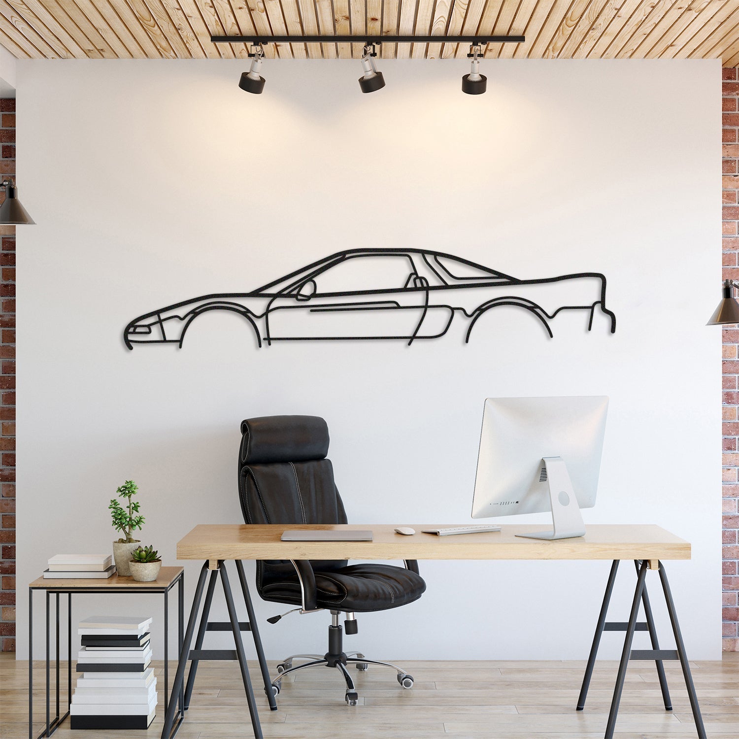 NSX Na1 Classic Metal Silhouette, Wall Decor, Metal Wall art