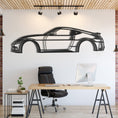 Load image into Gallery viewer, 2015 370Z Metal Silhouette, Wall Decor, Metal Wall art
