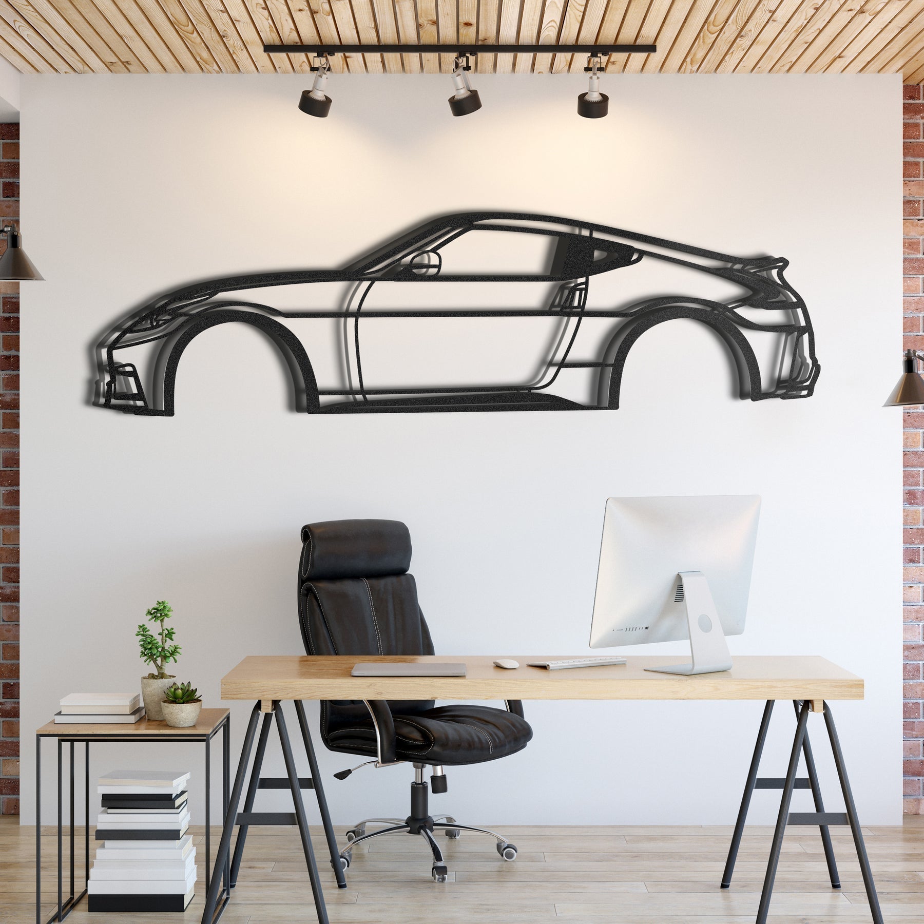 2015 370Z Metal Silhouette, Wall Decor, Metal Wall art