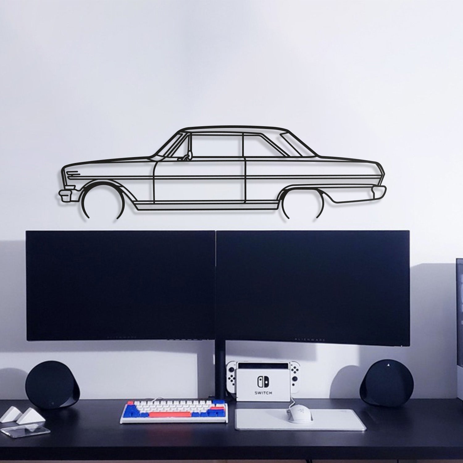 1964 Nova Metal Silhouette