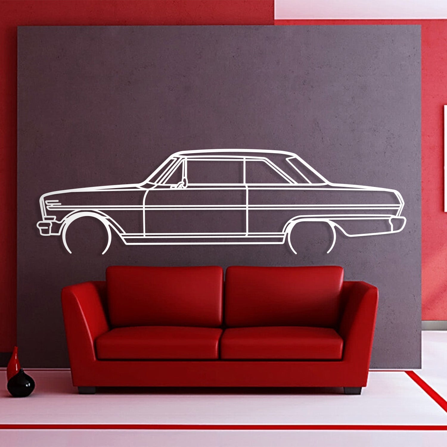 1964 Nova Metal Silhouette