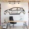 Load image into Gallery viewer, Peugeot 208 GTI Metal Silhouette, Wall Decor, Metal Wall art
