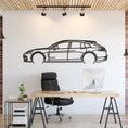 Load image into Gallery viewer, Panamera Turismo 2022 Detailed Metal Silhouette, Metal Wall art
