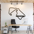 Load image into Gallery viewer, Silverstone Formula 1 Metal Circuit, Wall Decor, Metal Wall art
