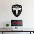 Load image into Gallery viewer, Tesla Metal Car Emblem
