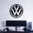 Load image into Gallery viewer, Volkswagen Metal Car Emblem, Wall Decor, Metal Wall art
