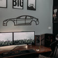 Load image into Gallery viewer, Tesla Model S Metal Silhouette
