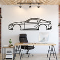 Load image into Gallery viewer, Toyota Supra MK5 Metal Silhouette, Wall Decor, Metal Wall art
