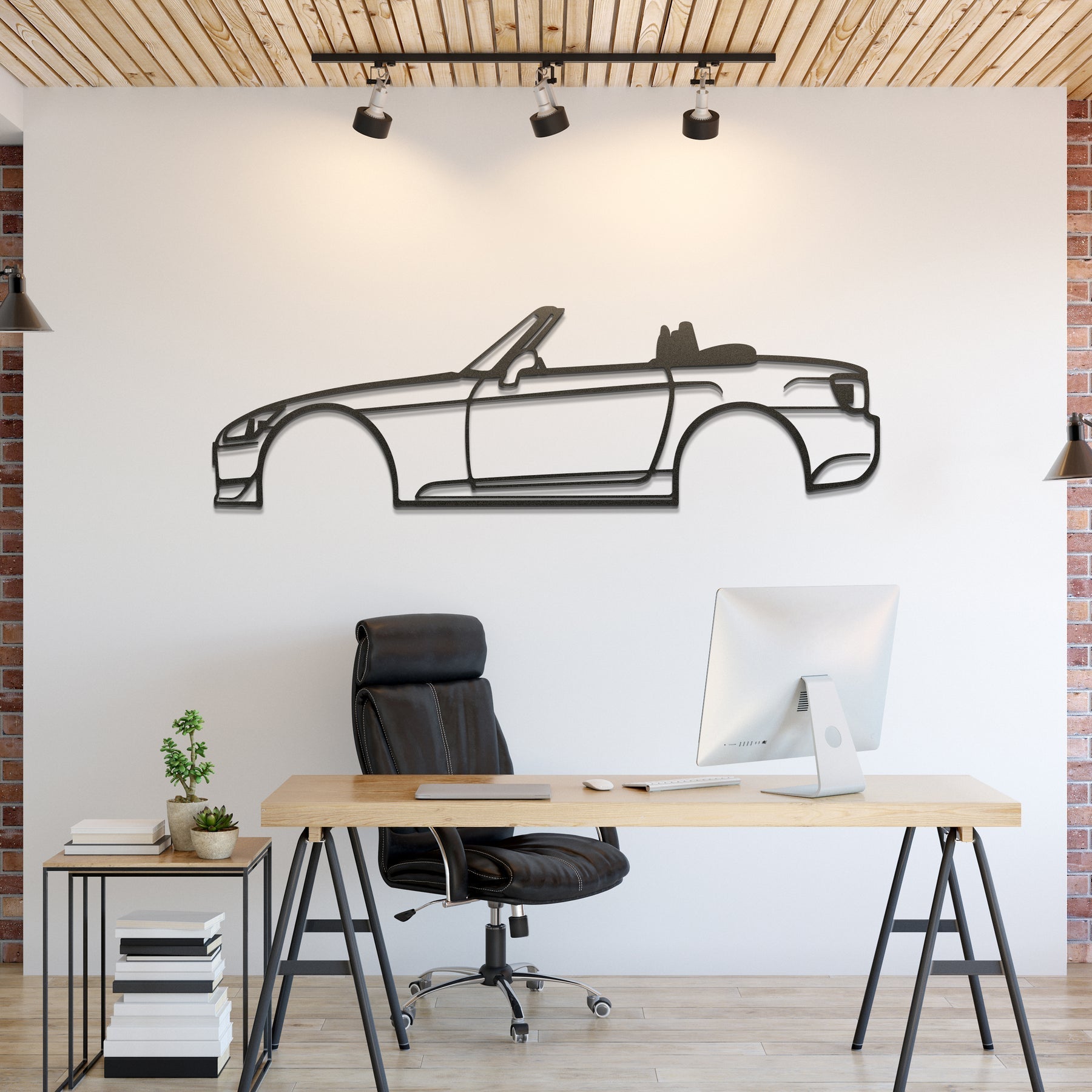 S2000 Metal Silhouette, Wall Decor, Metal Wall art