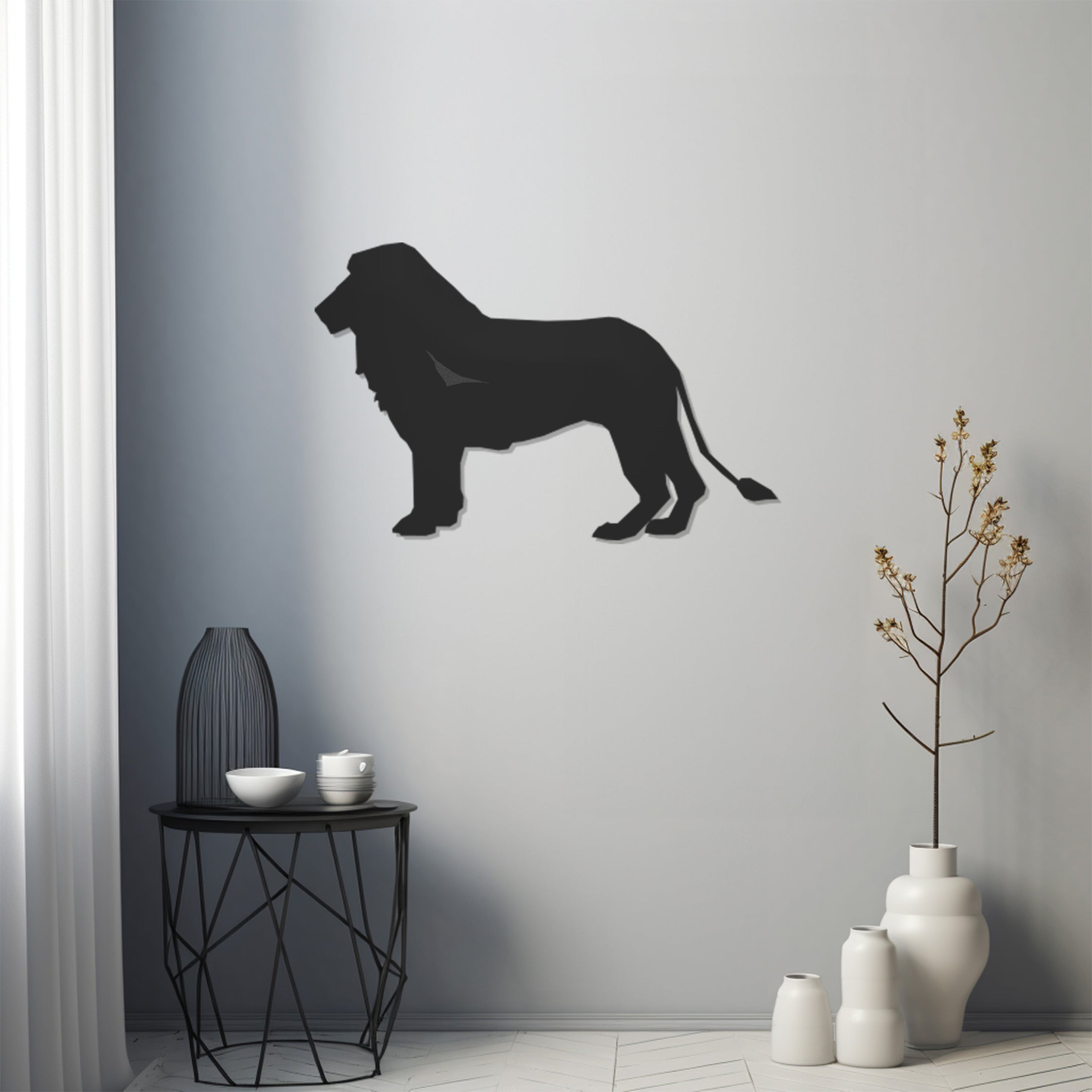 Lion Metal Wall Art