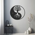 Load image into Gallery viewer, Peace Family Tree Metal Wall Art
