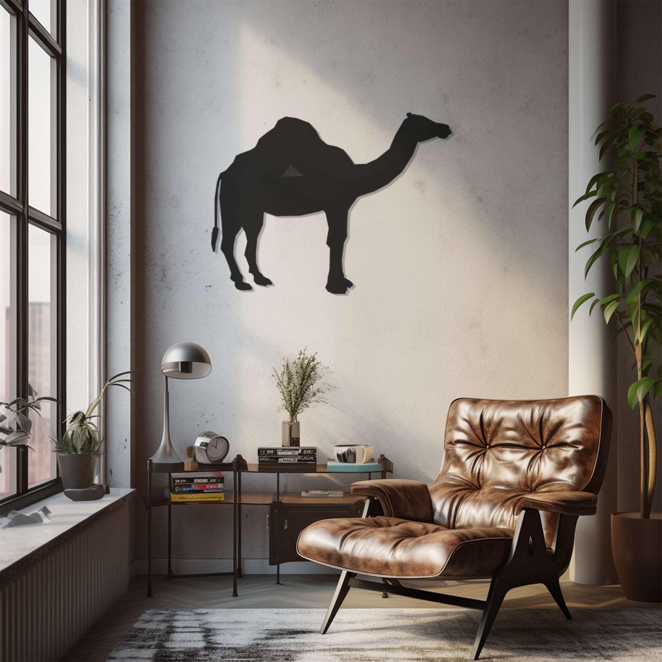 Camel Metal Wall Art, Wall Decor, Metal Wall art