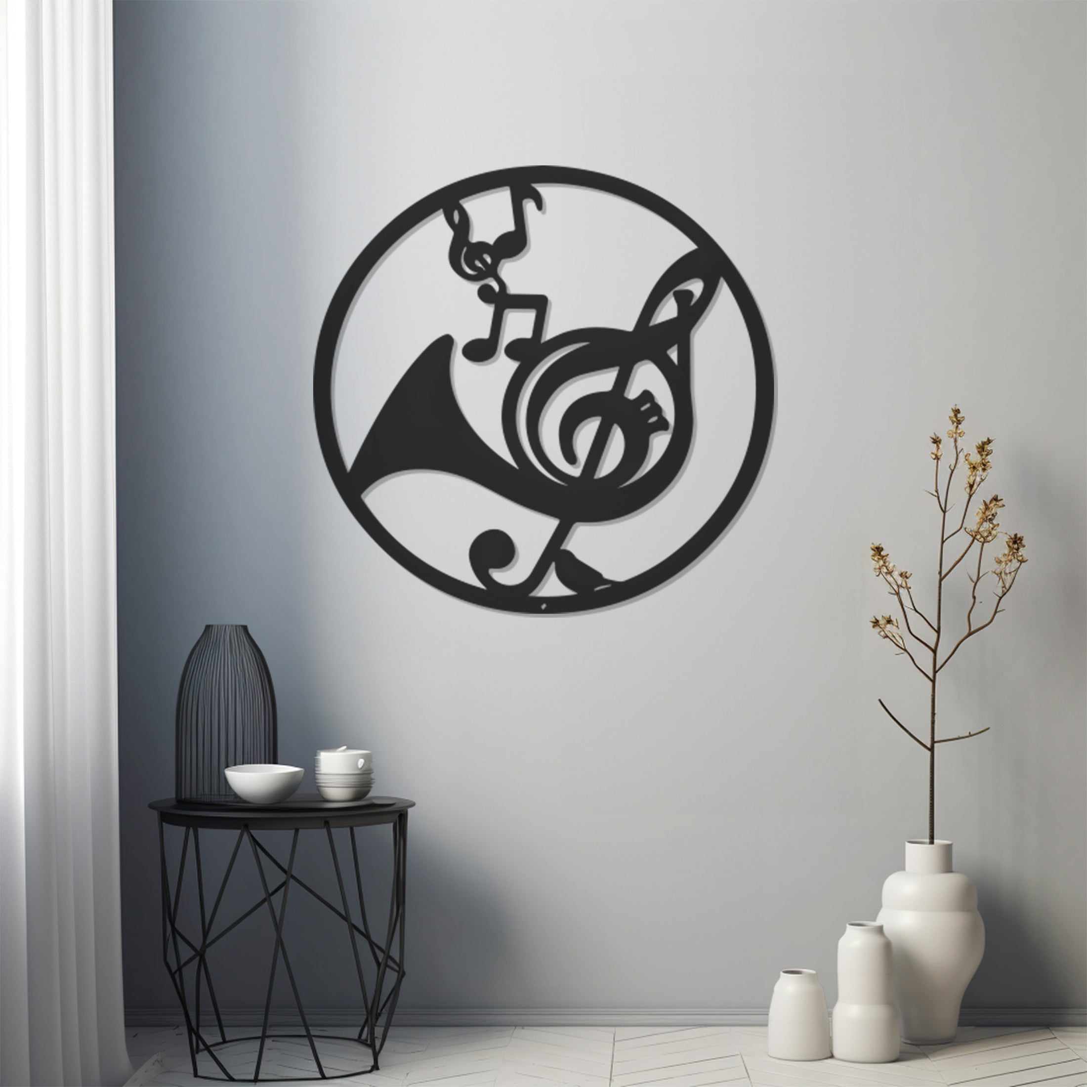 Music Notes Metal Wall Decor