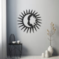 Load image into Gallery viewer, Sun And Moon Metal Wall Decor
