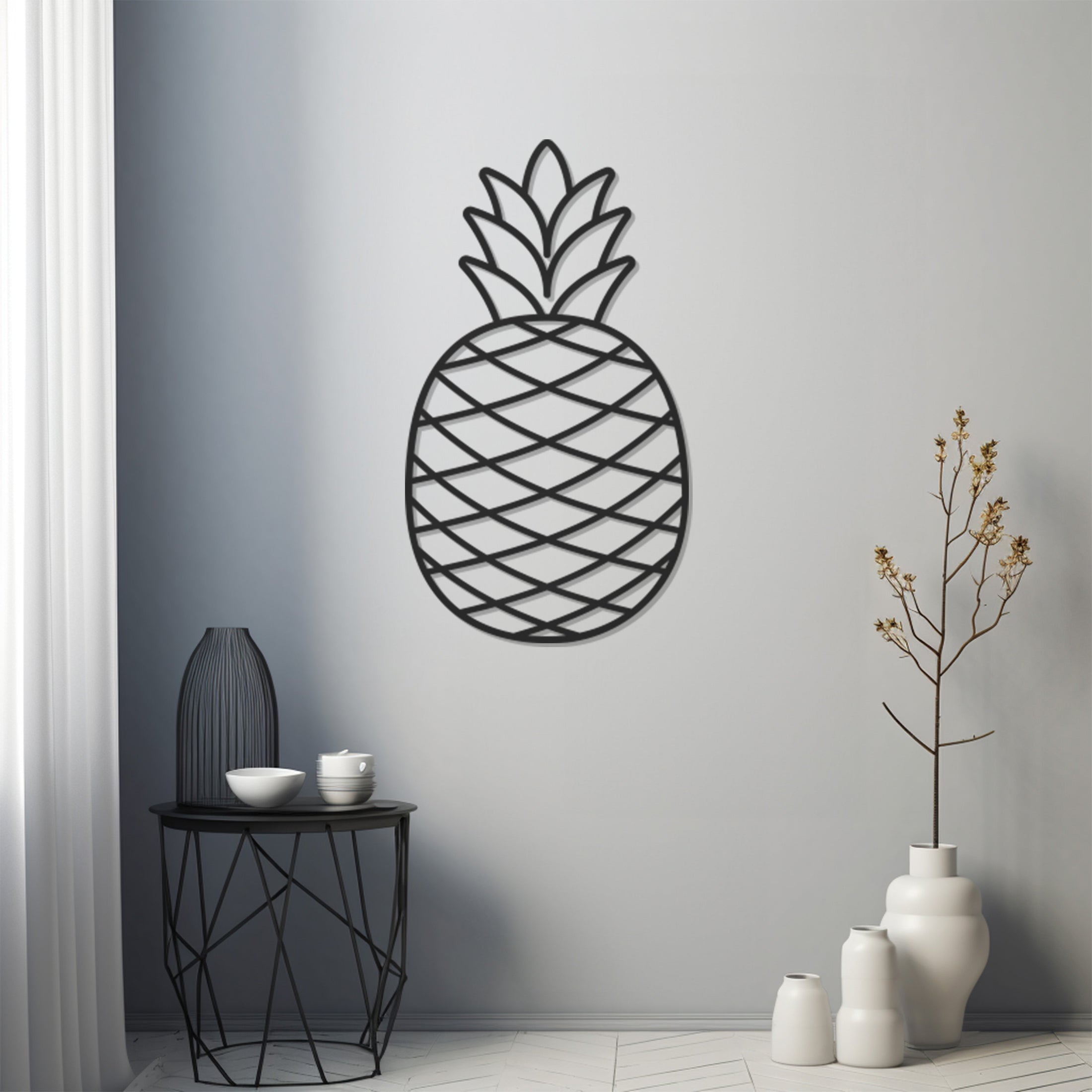 Pineapple Metal Wall Art