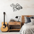 Load image into Gallery viewer, Fish Wall Decor With Geometric Pattern
