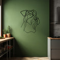 Load image into Gallery viewer, Dog Line Art Metal Wall Art Decor, Wall Decor, Metal Wall art
